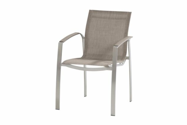 4 Seasons Outdoor Summit dining chair, mocca