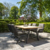 4 Seasons Outdoor Primavera dining set met Ambassador tafel 240 cm