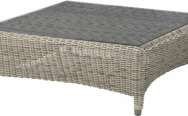 4 Seasons Outdoor Valentine coffee table square, pure * SALE *