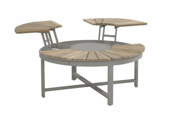 4 Seasons Outdoor | Forio coffee table 105 cm smoke grey