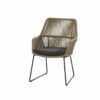 Ramblas dining chair Taupe with cushion