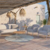 4 Seasons Outdoor Bernini loungeset met Yoga tafels