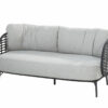 4 Seasons Outdoor Fabrice living-bench 2.5-seaters Antracite