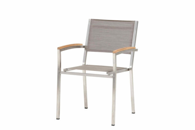 4 Seasons Outdoor | Nexxt stackable chair, mocca
