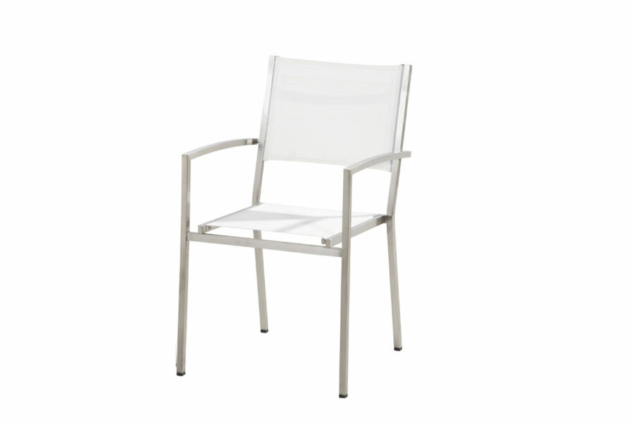 4 Seasons Outdoor Plaza stackable chair white