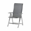 4 Seasons Outdoor Slimm adjustable chair stainless steel graphite