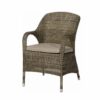 4 Seasons Outdoor Sussex dining chair polyloom taupe