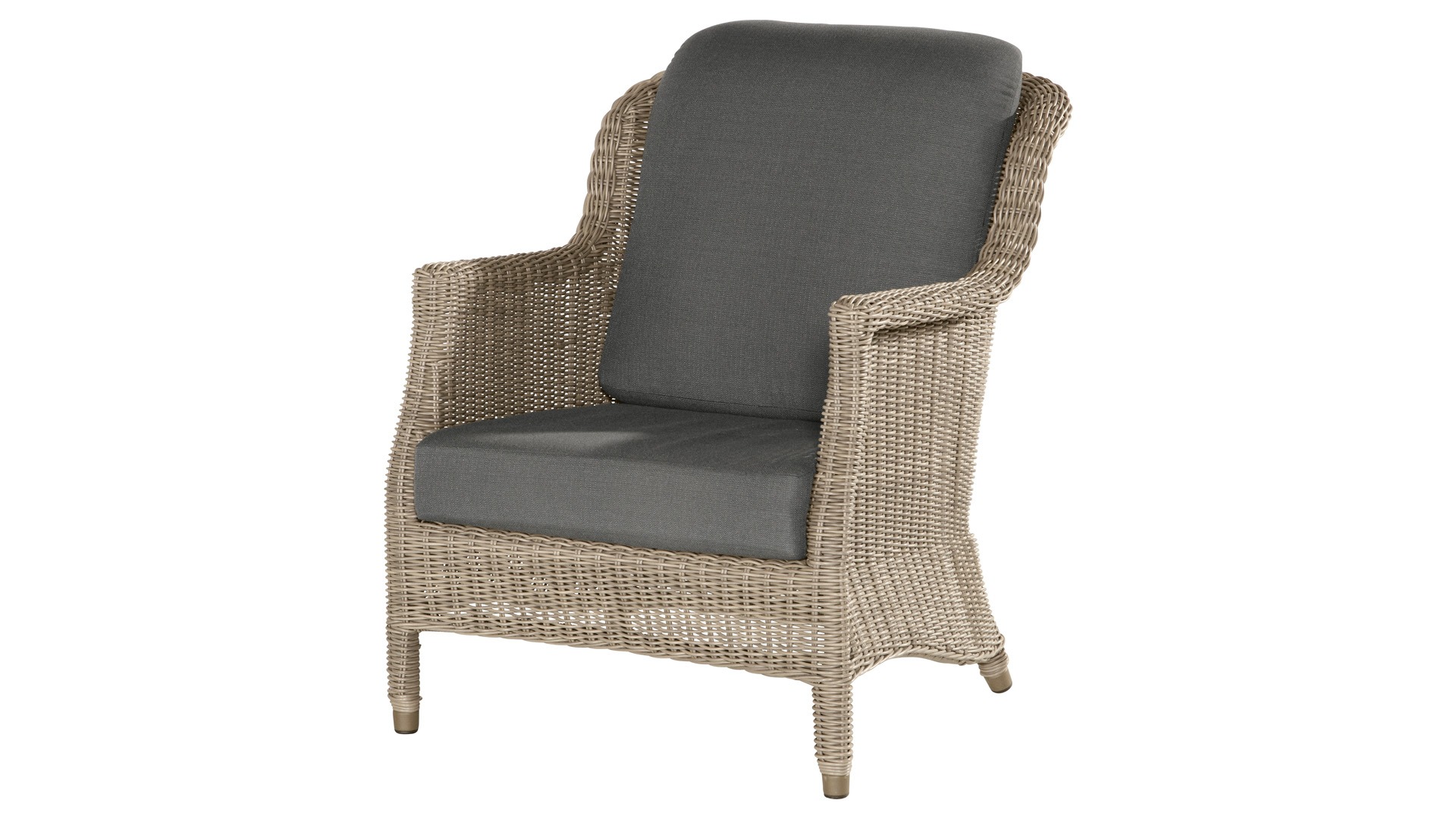 4 Outdoor | Del Mar living chair, pure - Seasons Store