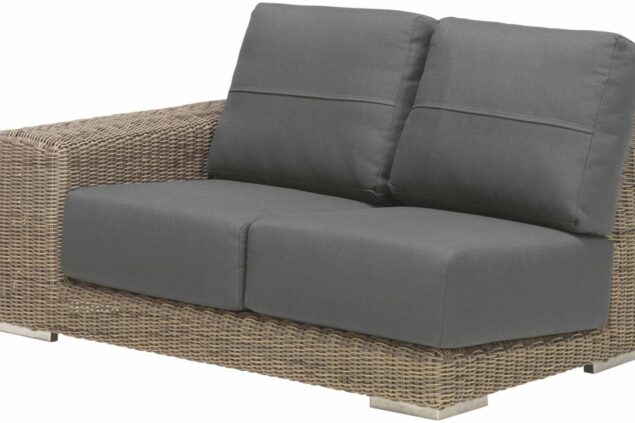 4 Seasons Outdoor Kingston 2 seater right arm, pure