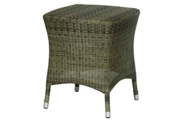 4 Seasons Outdoor | Sussex end table, polyloom taupe