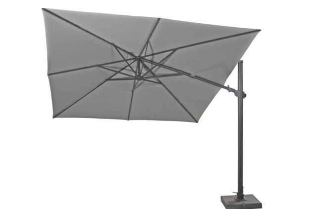 4 Seasons Outdoor Siesta PREMIUM 300 x 300 cm parasol charcoal, antraciet frame