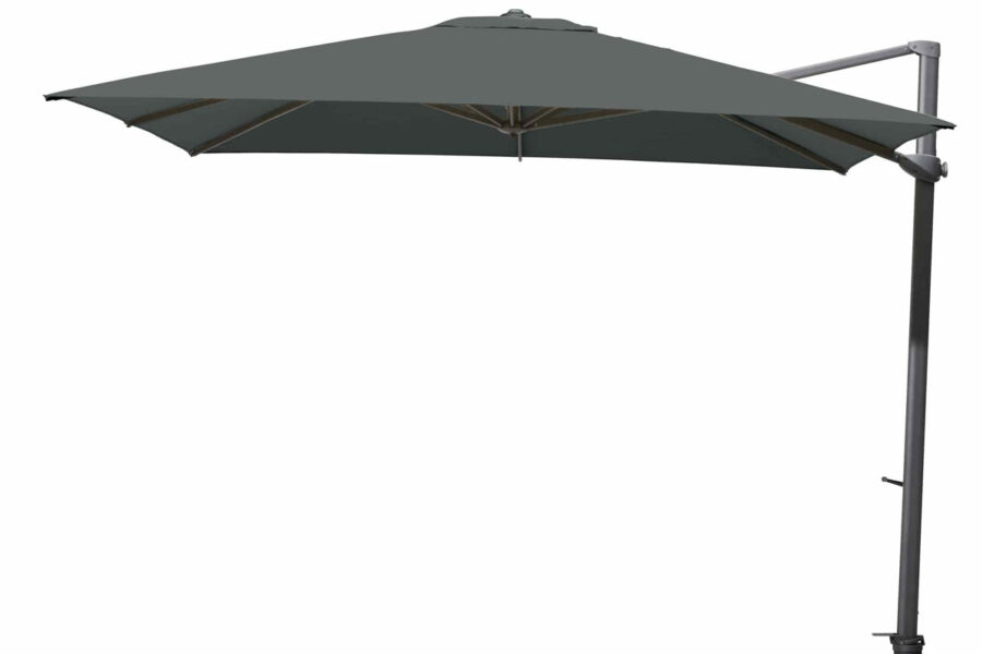 4SO Siesta parasol charcoal 300 x 300 cm