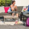 4 Seasons Outdoor Cava loungestoel met hoekbank sfeerfoto