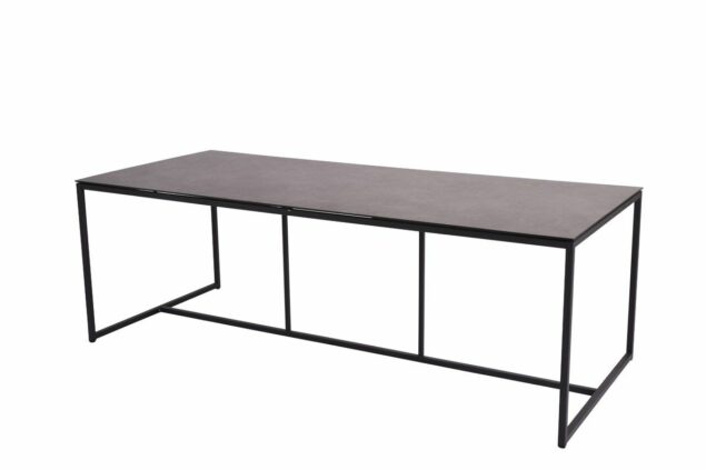 4 Seasons Outdoor Quatro tafel met HPL blad dark grey 220 cm