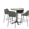 Sierra Bar set Silver Grey met Fiesta bartafel