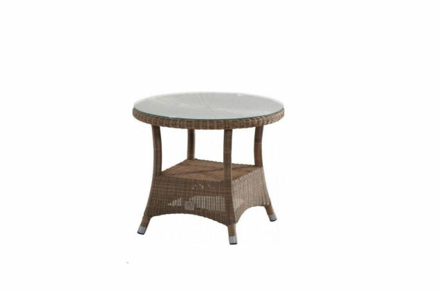 4 Seasons Outdoor | Sussex bistro table, polyloom taupe