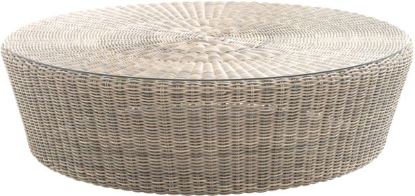 4 Seasons Outdoor Valentine coffee table round, pure