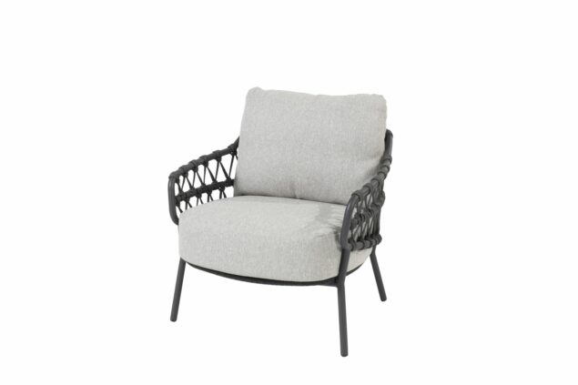 4 Seasons Outdoor Calpi low dining chair antraciet