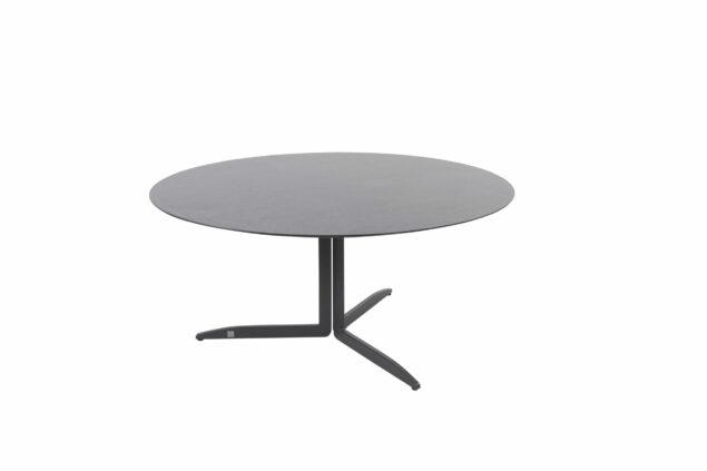 4 Seasons Outdoor Embrace tafel met HPL blad Ø 160 cm slate grey