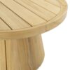 4 Seasons Outdoor Pablo teak tafel Ø 60 x 40 cm detail