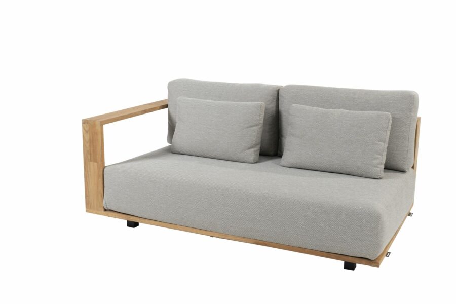 4 Seasons Outdoor Eternity 2,5-zits loungebank met armleuning rechts teak