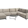 4 Seasons Outdoor Furore loungeset met eiland/voetenbank envelop antraciet en Atlas tafel