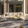 4 Seasons Outdoor Furore loungeset XL met lounge draaistoel en Volta salontafels