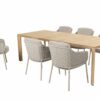 4 Seasons Outdoor Eros tuinset latte met Lucas tafel 240 x 100 cm