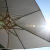 4 Seasons Outdoor Siesta PREMIUM parasol met antraciet doek detail
