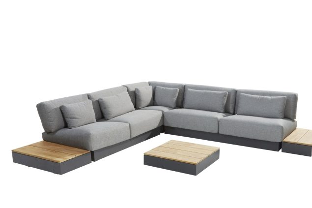 4 Seasons Outdoor Ibiza platform hoekbank met loungetafel