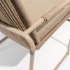 Taste by 4 Seasons Parma stapelbare dining stoel latte detail