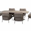 4 Seasons Outdoor Capalbio low dining set terre met Nevada tafel