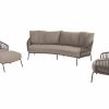 4 Seasons Outdoor Capalbio loungeset terre met voetenbank