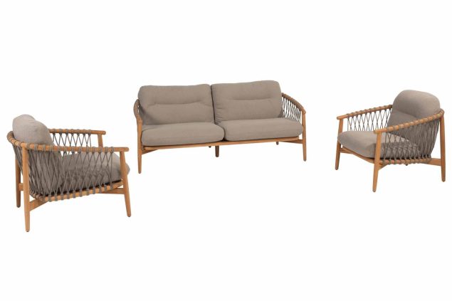 4 Seasons Outdoor Nora loungeset naturel teak