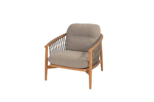 4 Seasons Outdoor Nora loungestoel naturel teak