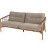 4 Seasons Outdoor Nora 3-zits loungebank naturel teak