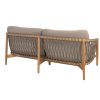 4 Seasons Outdoor Nora 3-zits loungebank naturel teak