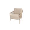 4 Seasons Outdoor Sardinia low dining chair latte