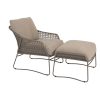 4 Seasons Outdoor Moretti loungestoel terre met voetenbank