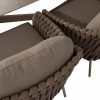 4 Seasons Outdoor Comino low dining set latte met Nevada tafel - detail