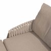 4 Seasons Outdoor Montera loungestoel terre met voetenbank detail