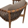 4 Seasons Outdoor Nora dining chair naturel teak -detail