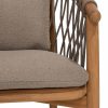 4 Seasons Outdoor Nora dining chair naturel teak -detail