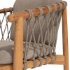 4 Seasons Outdoor Nora dining chair naturel teak -detail