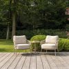 4 Seasons Outdoor Sardinia bistro set latte met Volta tafel