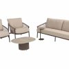 4 Seasons Outdoor Allora loungeset terre met set Sofie tafels