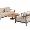 4 Seasons Outdoor Capresi loungeset terre met Volta tafels