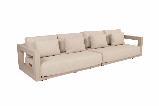 4 Seasons Outdoor Metropolitan 4-zits loungebank latte