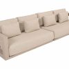 4 Seasons Outdoor Metropolitan 4-zits loungebank latte