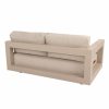 4 Seasons Outdoor Metropolitan 2,5-zits loungebank latte met armleuning rechts